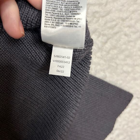 Athleta Womens 2X Hanover Refined V-Neck Sweater Pullover Stretch Ribbed Purple - Picture 10 of 11